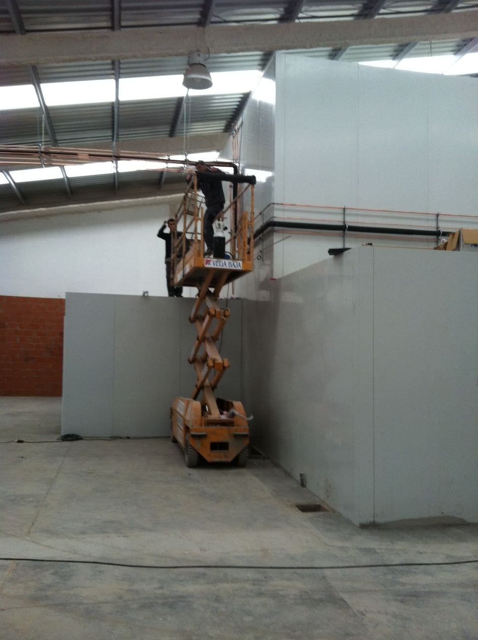 Instalación frigorífica industrial terminada
